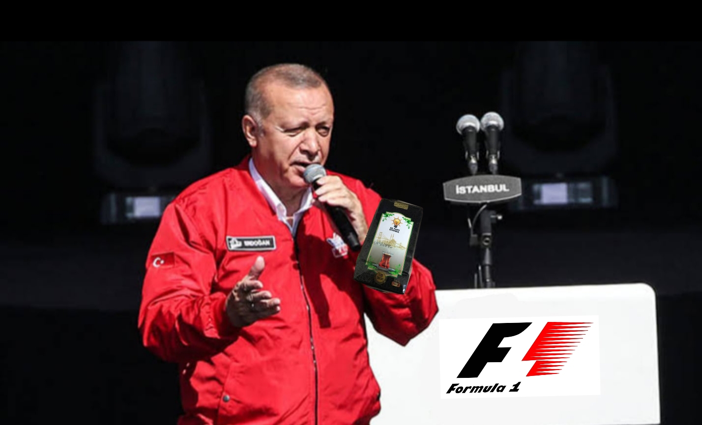 Zaytung FotoHaber - F1 pilotları, start öncesi Cumhurbaşkanı Erdoğan'ın dağıttığı keyif çayıyla moral depoladı...